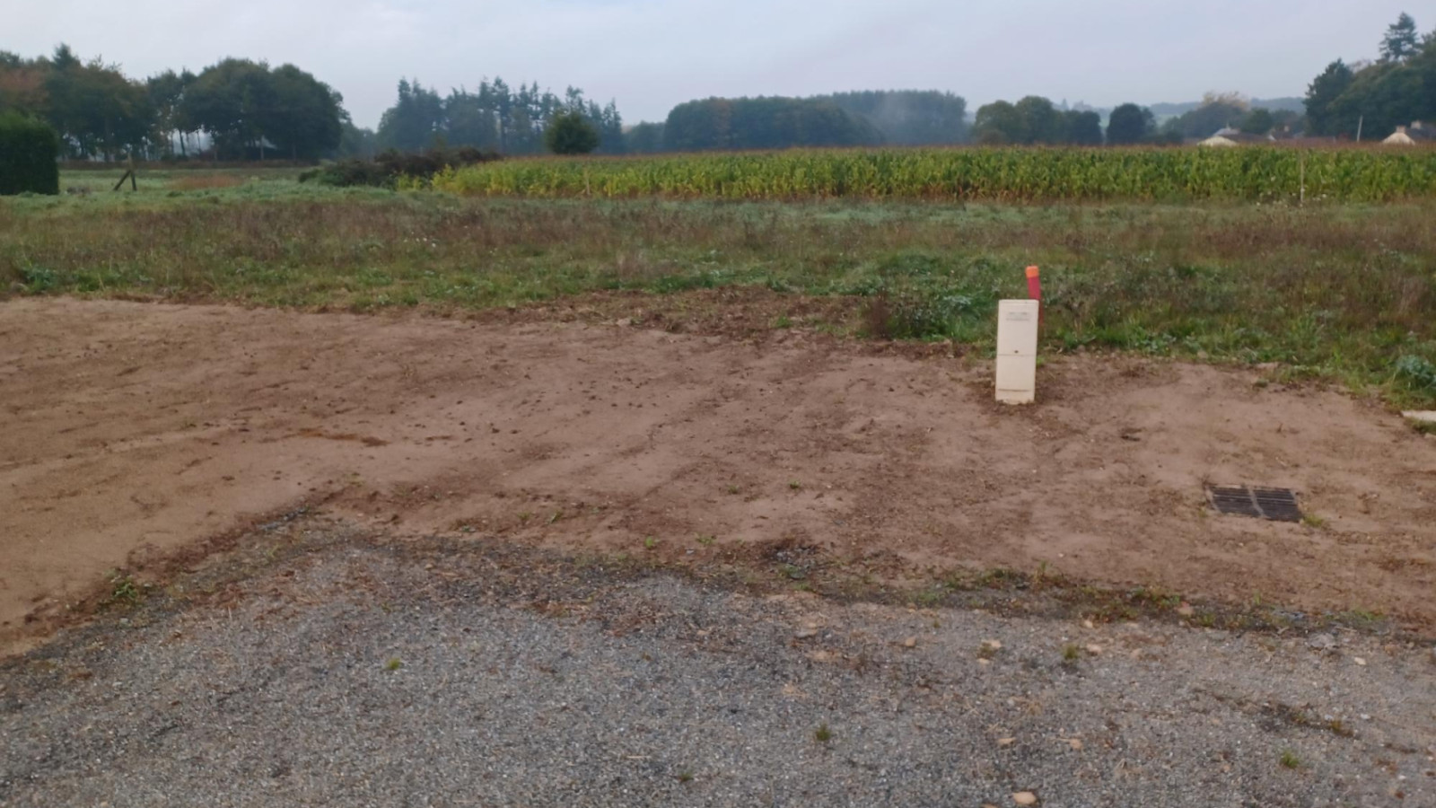 Terrain constructible de 535m2 à Martigné-Ferchaud