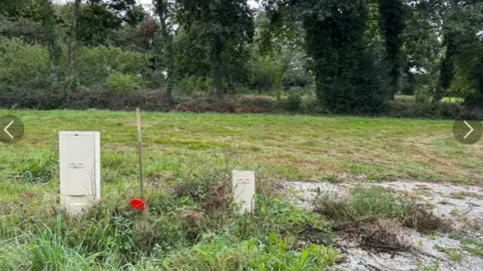 Terrain constructible de 316m2 à Plumelec