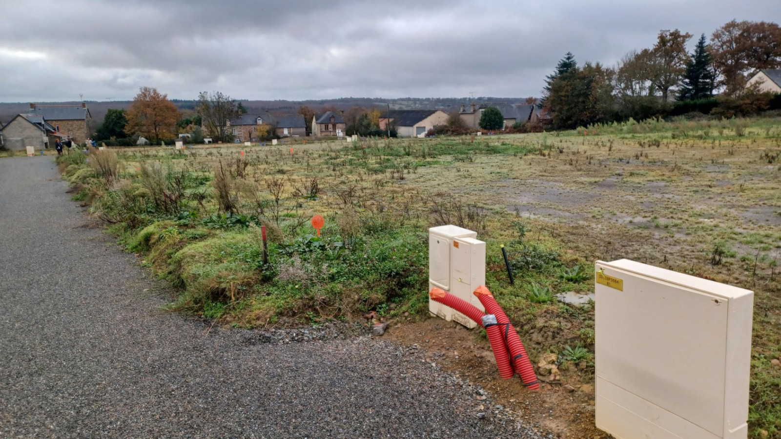 Terrain constructible de 272m2 à Châteaubourg