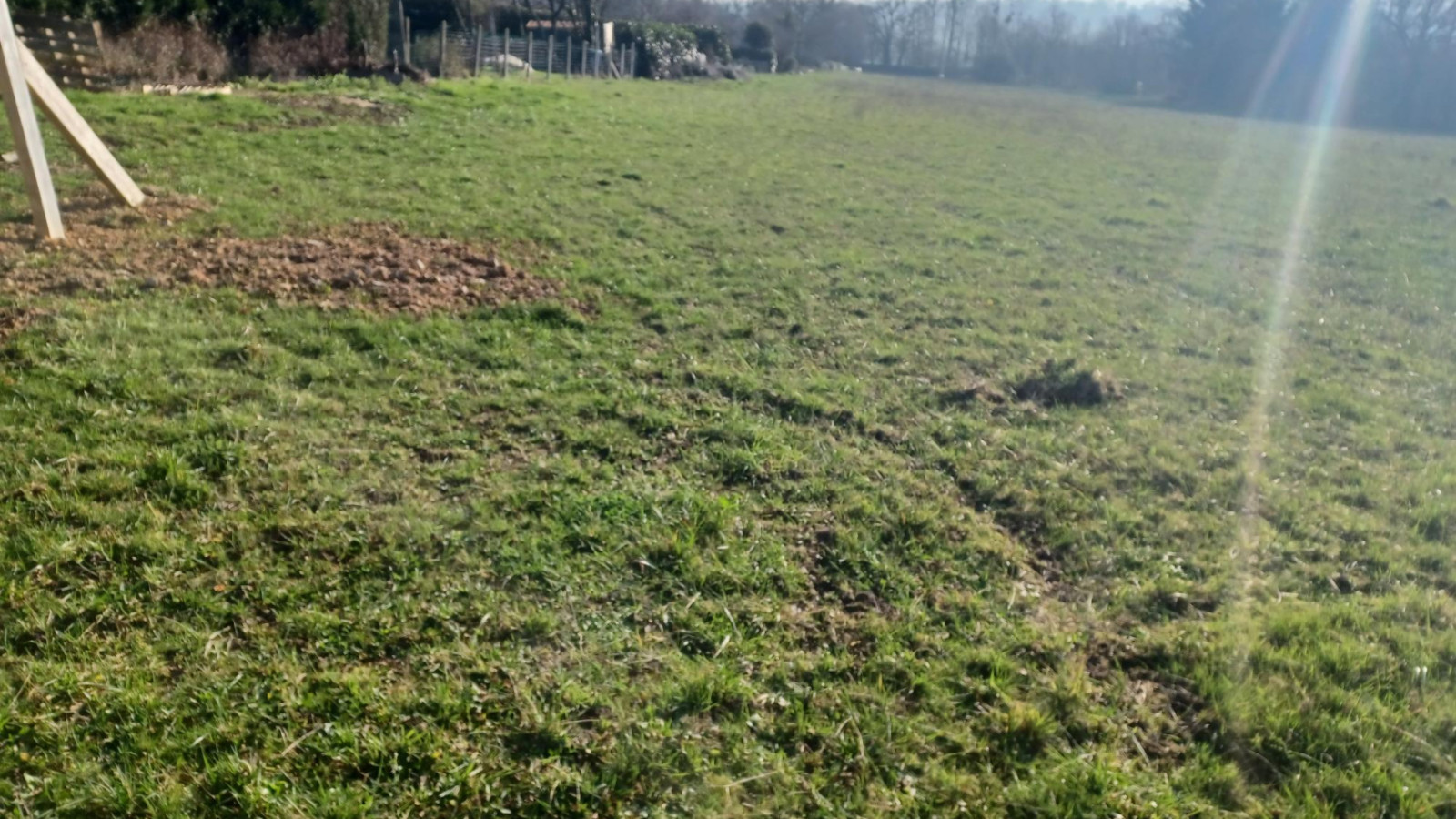 Terrain constructible de 334m2 à Saint-Aubin-des-Landes