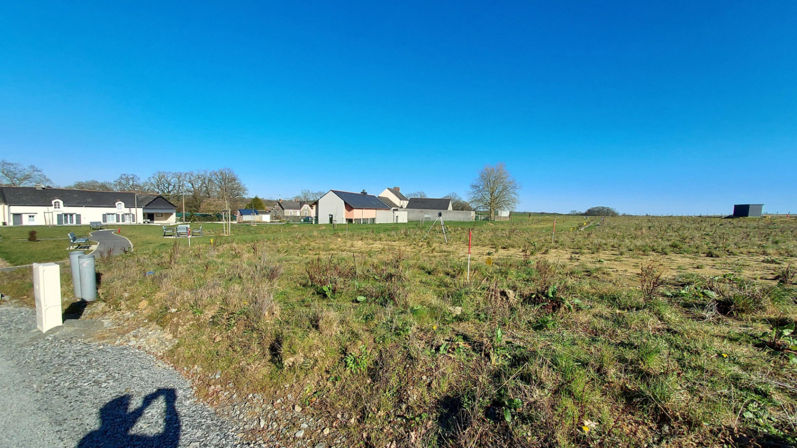 Terrain constructible de 383m2 à Guignen