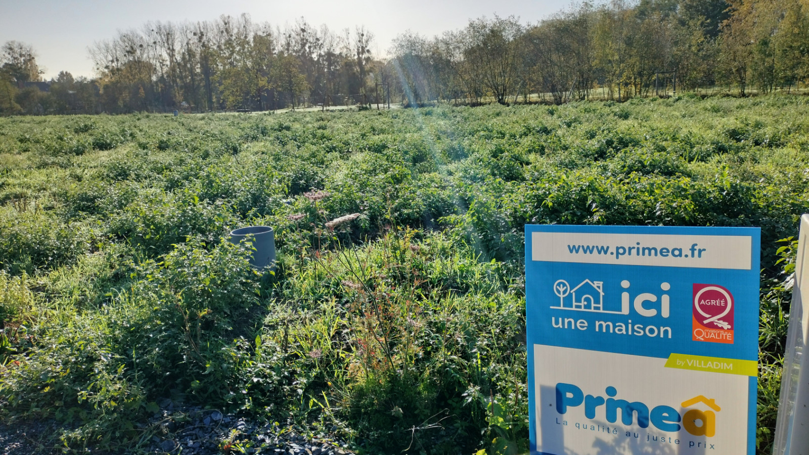 Terrain constructible de 320m2 à Plélan-le-Grand