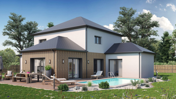 Maison neuve à Vezin-le-Coquet avec 4 chambres sur terrain de 920m2 - image 1