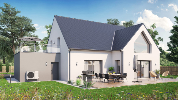 Maison neuve à Goven avec 4 chambres sur terrain de 360m2 - image 1