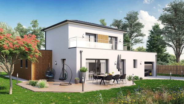 Maison neuve à Melesse avec 2 chambres sur terrain de 392m2 - image 1