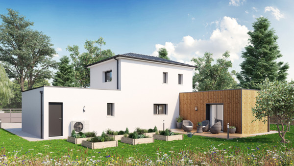 Maison neuve à Vezin-le-Coquet avec 2 chambres sur terrain de 330m2 - image 2