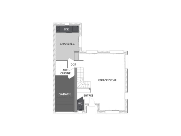 Plan (maison 1830)