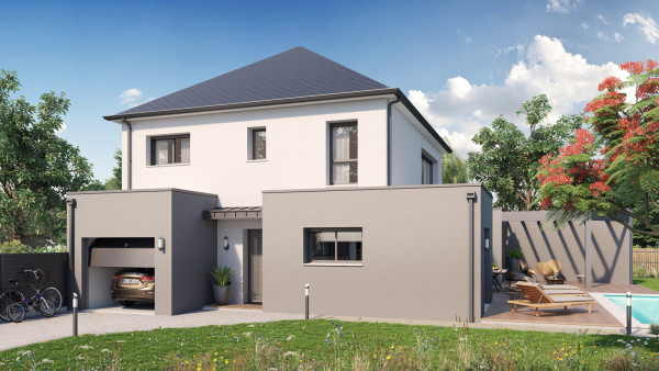 Maison neuve à Pluvigner avec 4 chambres sur terrain de 400m2 - image 2