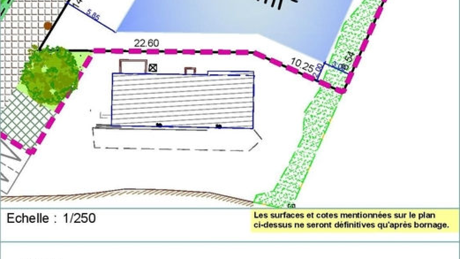 Terrain constructible de 470m2 à Grand-Champ