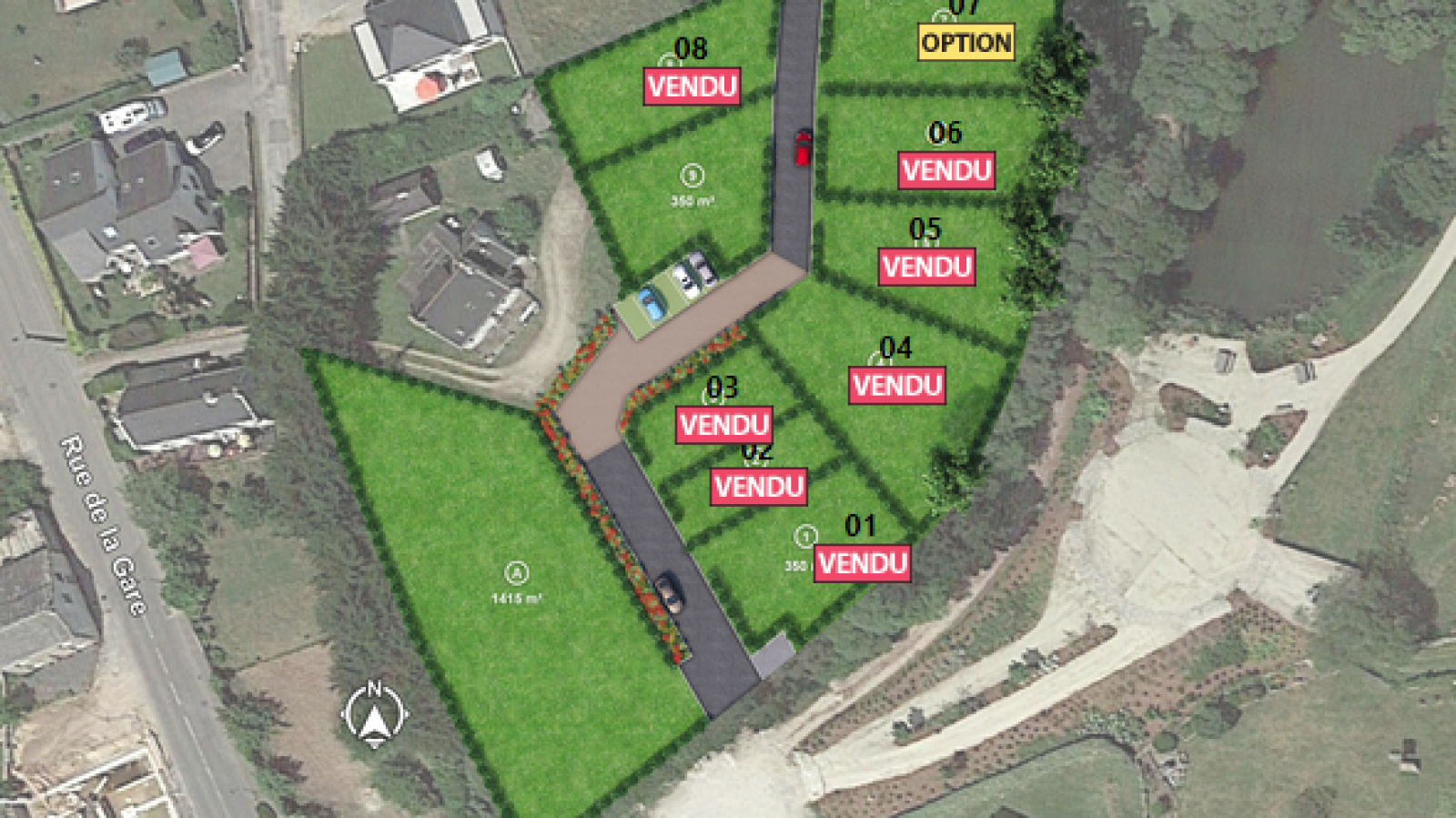 Terrain constructible de 504m2 à Plouharnel